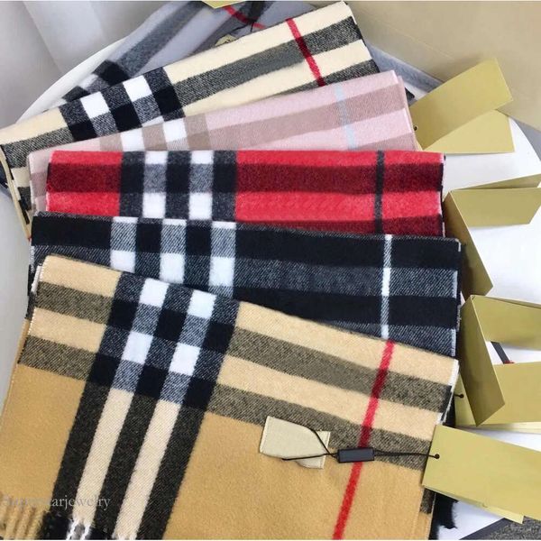 Designer Scarves Shawl Men Womens Wraps Pashmina Top Plaid Design Color Block Super Soft Fabric Classic Couple Unisex Scarf 180*30