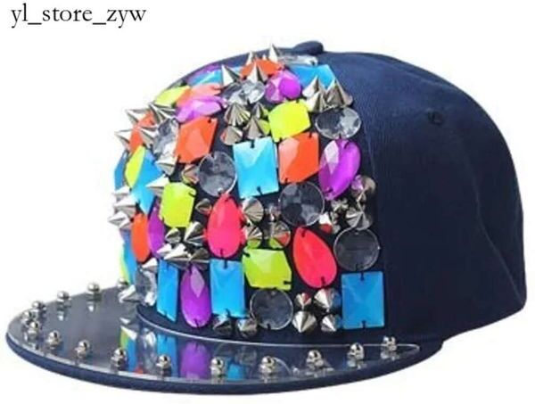 Ball Caps GBCNYIER Cool Dance Show Hat Rivet Hiphop Sport Sun Outdoor Leisure Parkour Cap Fashion Young Visor Baseball Cap 2378