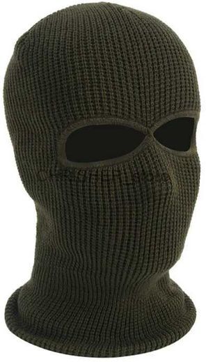 Tactical Hood 2 Hole Full Face Cover Mask Balaclava Knit Hat Tactical CS Winter Ski Cycling Mask Beanie Hat Scarf Warm Face MasksL2402