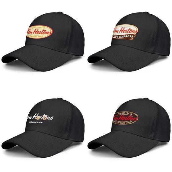Tim Hortons logo mens and women adjustable trucker cap custom vintage team trendy baseballhats Logo234N