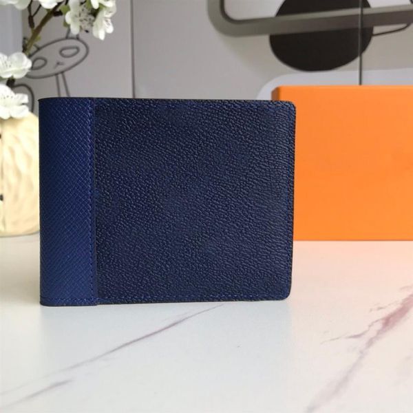 Mens Wallet Men&#039;s Leather Wit h Wallets For Me n Purse Walle t Men Wall et wi th Orange Box Dust Bag242o