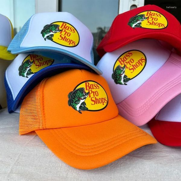 Ball Caps Stay Cool Bass Pro Shops Print Summer Baseball Cap For Outdoor Sport Travel Unisex Dad Hat Boy Girl Sun Snapback