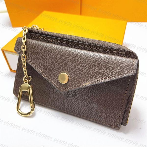 Top quality Luxurys Designers zipper card holder M69431 Zippy Organizer Key Pouch cards Pochette coins men Genuine leather purse w276J