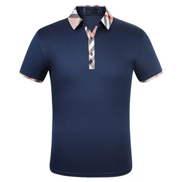 Fashion Designer Shirts Men&#039;s Polos Short Sleeve T-shirt Original Single Lapel Shirt Men Jacket Sportswear Jogging Suit M-3XL #662