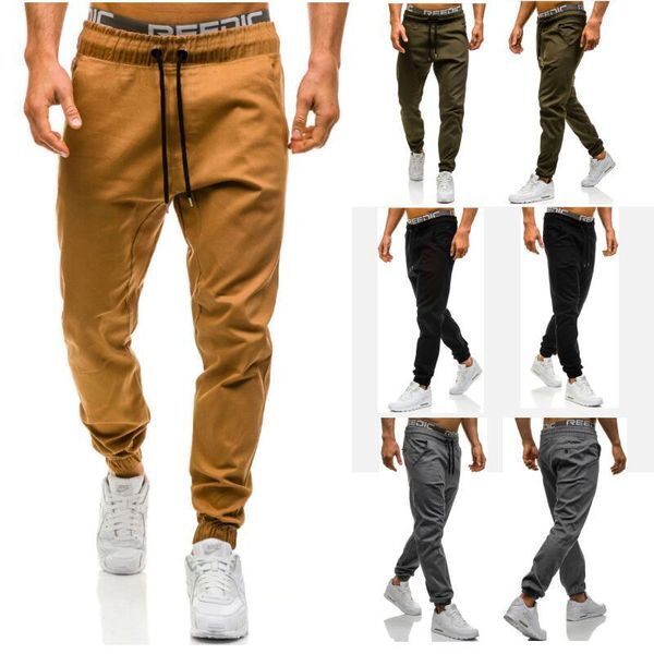 Men Joggers 2019 New Casual Pants Men Brand Clothing High Quality Spring Long Khaki Pants Elastic Male Trousers Mens Joggers 3XL1125145