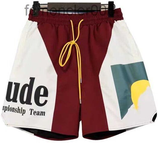 Designer Shorts Mens Rhude Beach Summer Fashion Sports Men Pants Us Size S-xl