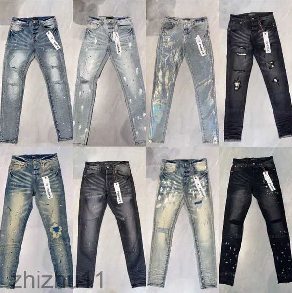 Mens Purple Jeans True Jeans Man Purple Jean Ksubi Designer Black Skinny Stickers Light Wash Ripped Motorcycle Rock Revival Joggers Religions Denim A76S A76S