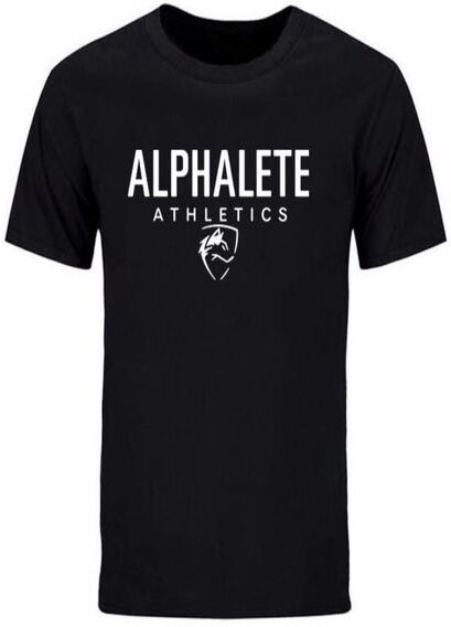 2020 Spring summer Alphalete Print Men039s Tshirt sportwear casual cotton fashion oneck t shirt mens plus size DIY01434309578