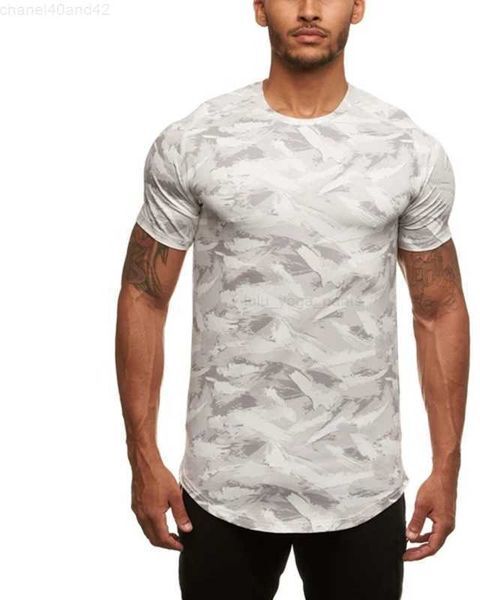 LL yoga clothes New men&#039;s fashion designer fitness outdoor sports short-sleeved T-shirt camouflage short-sleeved LL-TX-70 shaping Yoga Outfits Sportswear