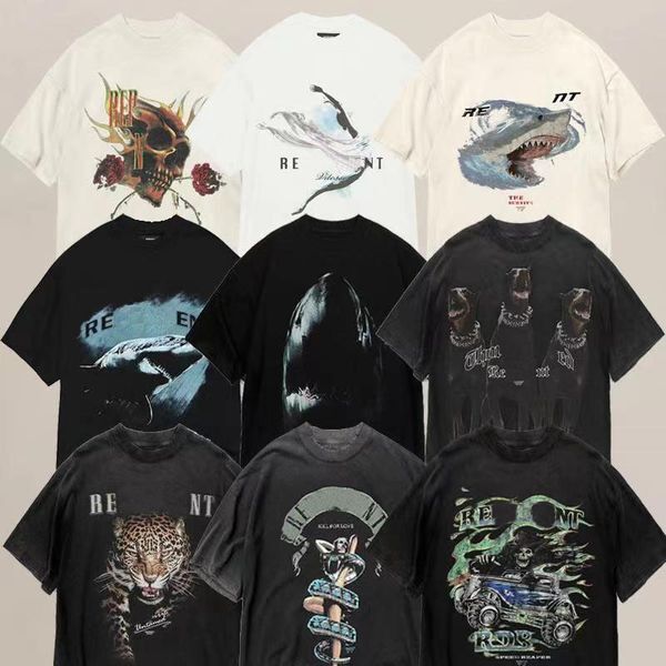 Mens T-Shirts Loose Fashion Brands Cotton Tops Man S Shirt Luxurys Clothing Street letters Graphic printing Tees Sleeve Clothes Tshirts summer