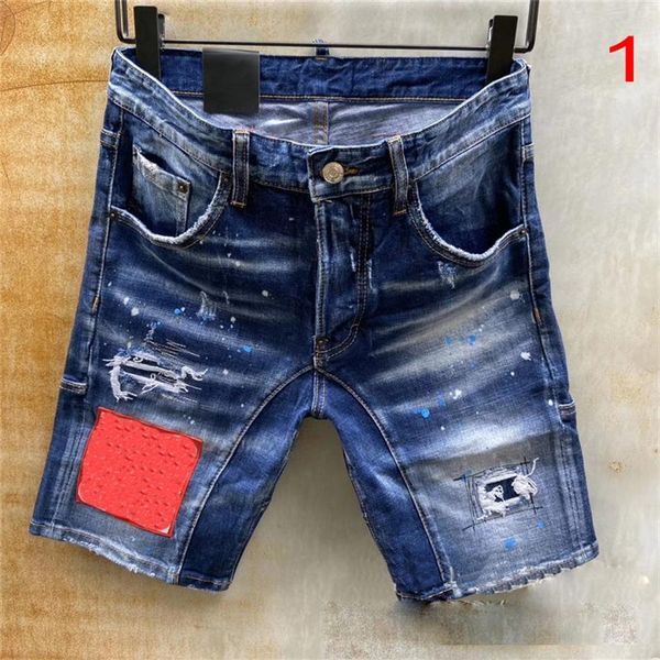 mens short jeans straight holes denim jeans 9 style casual jean Night club blue Cotton summer Men pants italy style summer pants251z