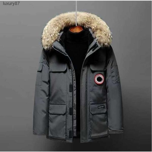 Designer Canadian Men&#039;s Down Parkas Jackets Winter Work Clothes Jacket Outdoor Thickened Fashion Warm Keeping Couple Live Broadcast