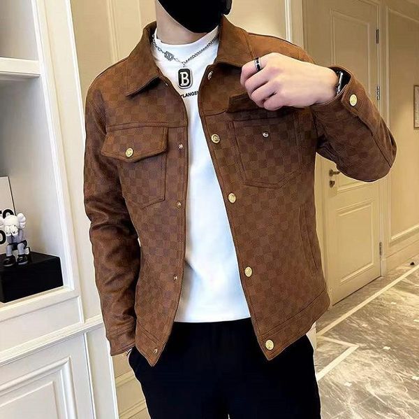 Men Outerwear Coats New launched Men&#039;s Jacket Suede velvet pring Autumn Outwear Windbreaker Zipper Clothes Jackets Coat Outside can Sport Men&#039;s Clothing A-018