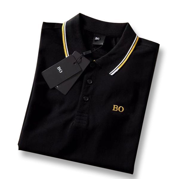 Hugo Boss Mens Stylist HUGO Polo Shirts Luxury Men Clothes Short Sleeve Fashion Casual Men&#039;s Summer T Shirt black colors are available Size