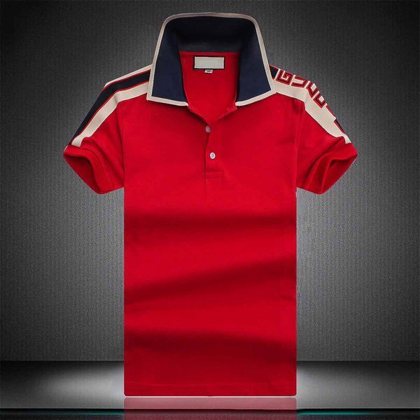 Mens Stylist Polo Shirts Luxury Italy Men Clothes Short Sleeve Fashion Casual Men&#039;s polos Summer T Shirt Designer polos shirt Many colors are available Plus Size M-3XL