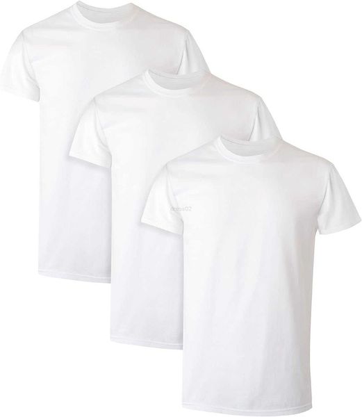 Hanes Men&#039;s Cotton Undershirt Moisture-Wicking Crew Tee Undershirts 3-Pack