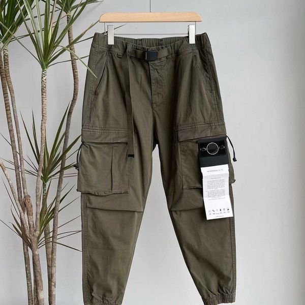 Men&#039;s Pants Mens Patches Vintage Cargo Designer Big Pocket Overalls Trousers Track Pant Leggings Long Sports Badge Stones Island y2k NDG7