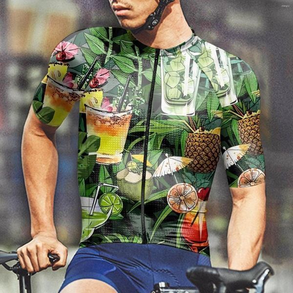Men&#039;s T Shirts Long Sleeve Tee Pack Male Summer Fashion Sports Cycling Clothing 3D Printing Mens Casual Tie Front For Men