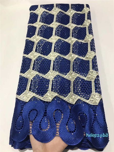 Wholesale-2020 Skin friendly Top Class Neat embroidery Guipure lace Very soft African cord fabric Nigerian Ghana celebration sewing gown