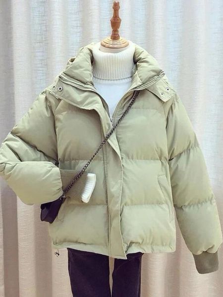 Parkas Winter Clothes Women Parkas Demiseason Jacket for Women Fashion Solid Thick Short Coats for Women Winter Coat Women