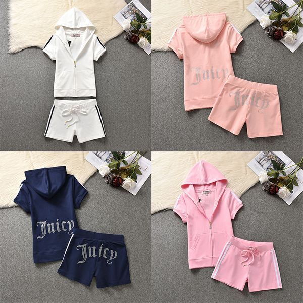 Women Cotton Sportswear Short Sleeved Shorts Sets Women&#039;s Summer Hooded Casual Tracksuit Set