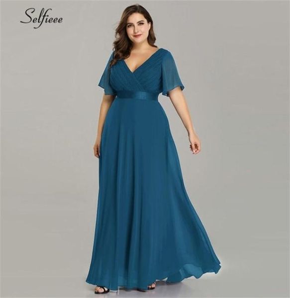 Plus Size Dresses For Women 4xl 5xl 6xl New Beach Long Summer Dress Elegant V Neck Chiffon Party Dress Night Robe Longue Boheme Y27997428