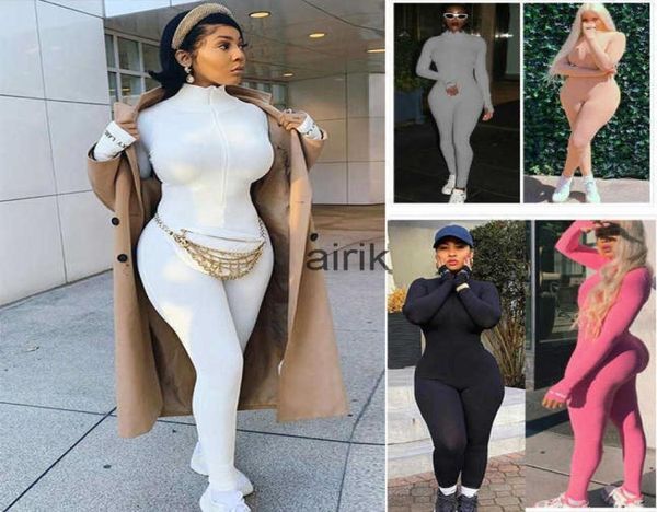 Designer Women sports tracksuits sport suits Jumpsuit Rompers Pajama Onesies Tracksuit Long Sleeve Bodysuit Plus Size Dhl Styles C7951717