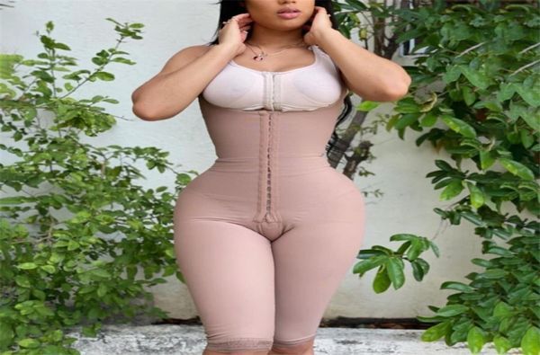 Women Bodyshaper Corset Knee High Compression Girdle Daily Postpartum Skims Bodysuit Use Slimming Sheath Flat Belly 2202126752769