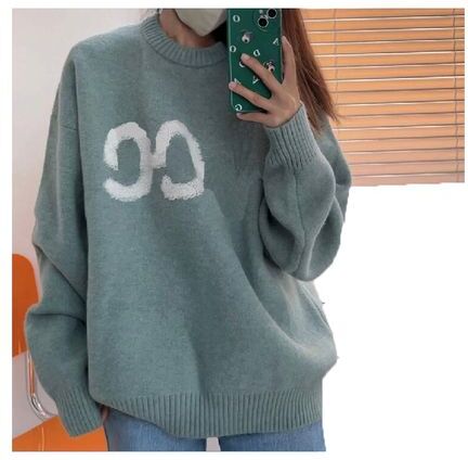 Womens Sweater designer women clothes pullover cashmere Knit Sweater embroidery Letter Print Round Crow Neck Stripe Knitwear Long Sleeve Casual Top womens clothes