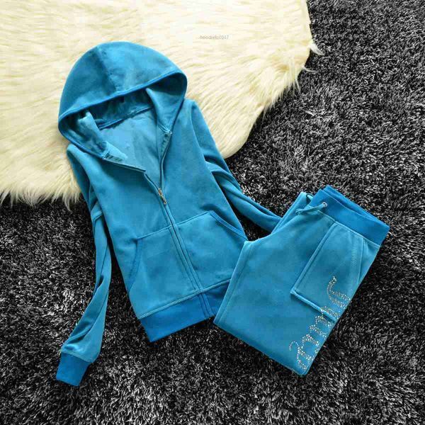 Tracksuit Juicy Apple Women Spring Autumn New Leisure Sports Suit Zipper Sweater Hoodies Two-piece Outdoor Sportswear Suits 001M RX0G F1RS