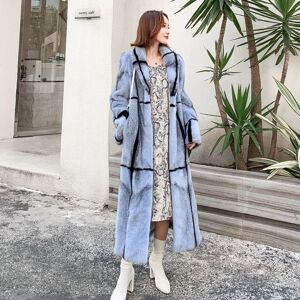 Women&#039;s Fur & Faux N Home Imported Mink Coat Female Whole Sable Long Fashion Color Velvet