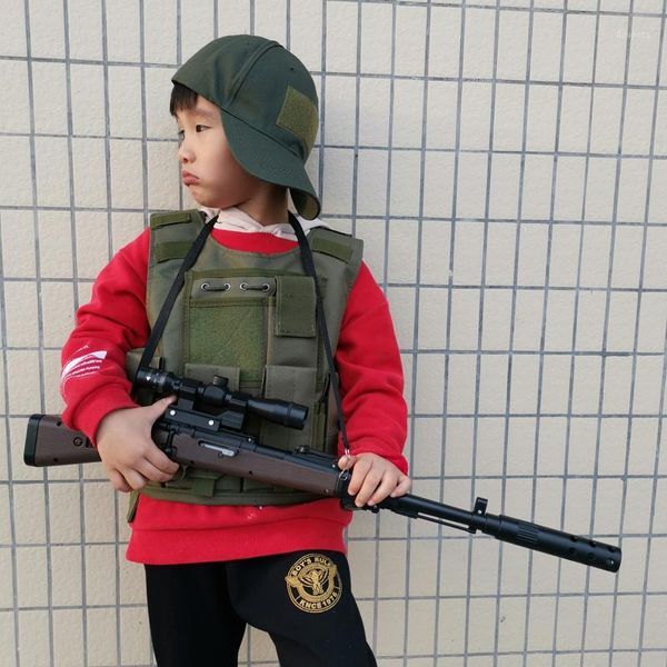 Outdoor Tactical Children Vest Uniform Army Equipment Kids Boy Girl Camouflage Kid Combat CS Hunting Clothes1