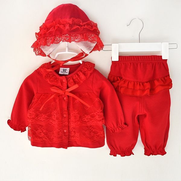 New Born Baby Girl Clothes 0-3 Months Long Sleeve Winter Fall Spring Set 0-3 Month Sets 1 Year Birthday Pink Shoes 3 6 9 Months LJ201223