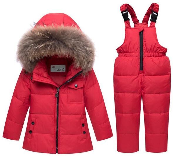 Russia spring coat children girl clothing sets kids baby boy girl clothes for new year&#039;s Eve parka Winter down jackets snow wear LJ201125