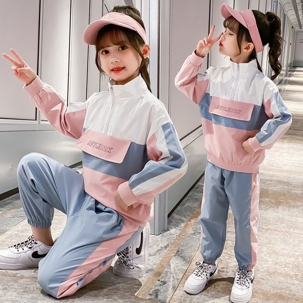 Girls Clothes Long Sleeve Shirts + Pants Sports Suits Autumn Spring Kids Clothes Children Clothing Sets Teen 5 7 8 9 10 12 Years 201031