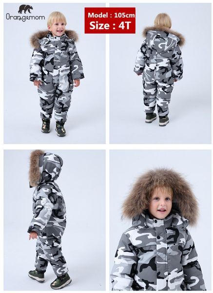 brand Orangemom official store Children&#039;s Clothing ,winter 90% down jacket for girls boys snow wear ,baby kids coats jumpsuit LJ200828