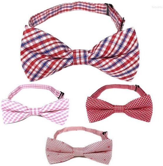 Bow Ties 5/2/1pcs Red Children Tie Classic Kid Bowtie Boys Grils Baby Fashion Accessories Pets CravateBow Fier22