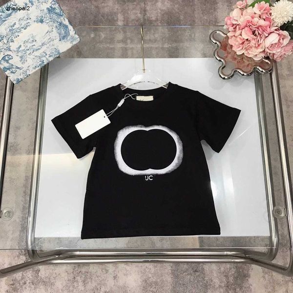 Luxury Baby T-shirts Gradient logo child tees Size 100-150 summer designer kids clothes boys girl cotton Short Sleeve Jan20