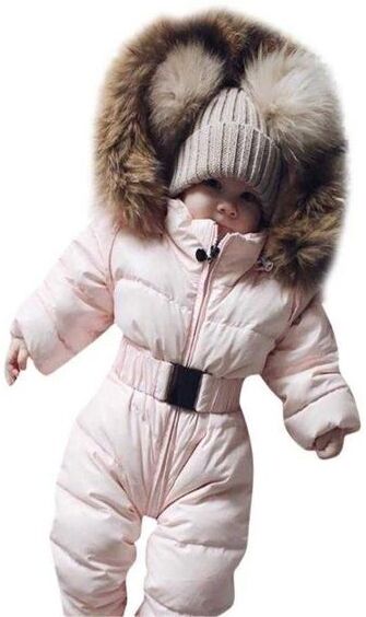 Jumpsuits Winter Clothes Infant Baby Snowsuit Boy Girl Romper Jacket Hooded Jumpsuit Warm Thick Coat Outfit Kids Outerwear Clothin7765000