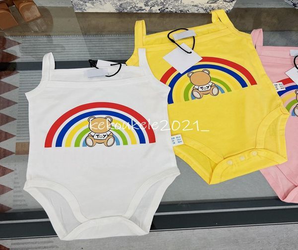 Summer Baby Clothes Infant Girl Rompers 02 years Sleeveless Bodysuit Cute Animal Pattern Newborn Costume2818647