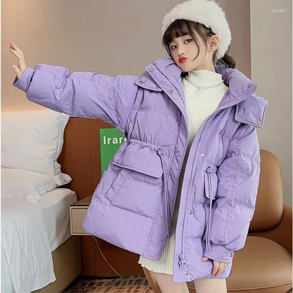 Down Coat Winter Kids Parka Puffer Long Jacket For Children Clothing Girls Clothes Toddler Snowsuit Outerwear Overcoat