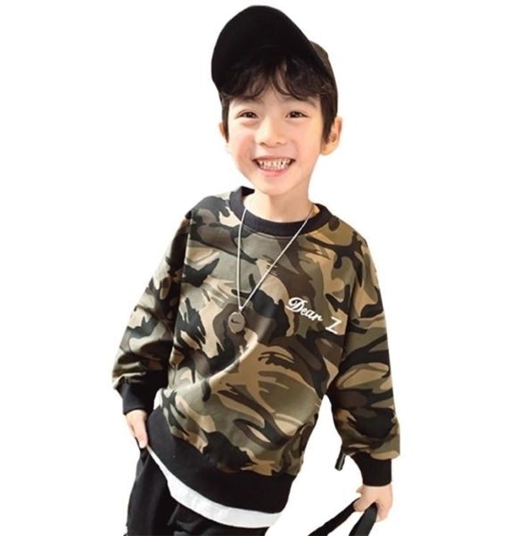 Baby boys Clothes spring autumn Sweater coat camouflage fashion sports wearresistant 412 year old highquality child clothing 216590985