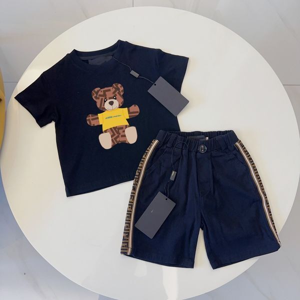 kids clothes 29 styles Kid designer toddler sets baby t shirt Short Sleeve two piece set kid clothe boys girls clothing luxury summer Bear pattern with letters