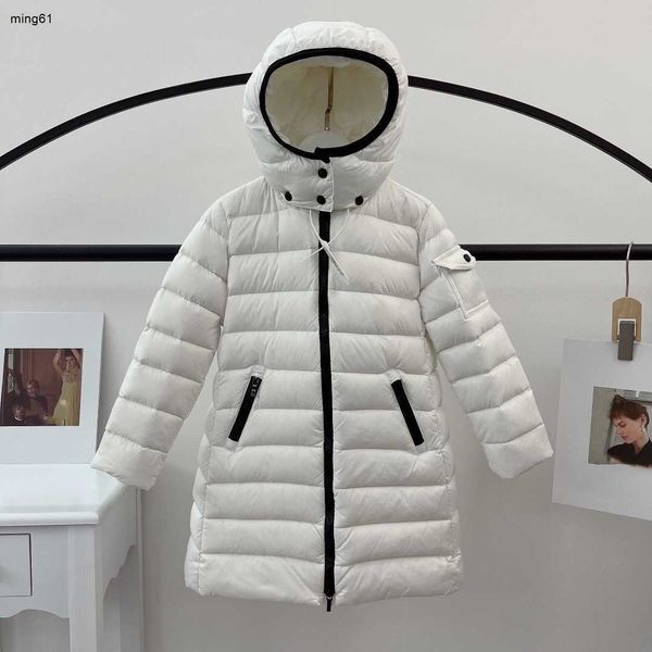 brand Designer Kids Coats kid Down Coat Baby Hooded Clothes Thick Warm Outwear for Girls high quality Long Zipper Jackets