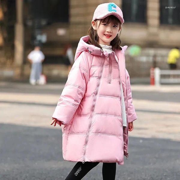 Down Coat Winter Warm Jacket Toddler Girl Clothes Children Thicken Hooded Kids Parka Teen Clothing Outerwear Snowsuit -30