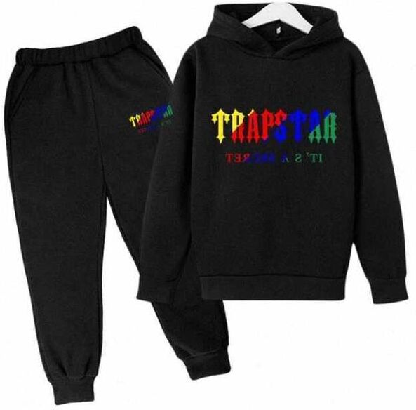 Kids Tracksuit TRAPSTAR Brand designer clothes Sets Baby Printed Sweatshirt Multicolors Warm Two Pieces set Hoodie Coat Pants Clothing i9pE#