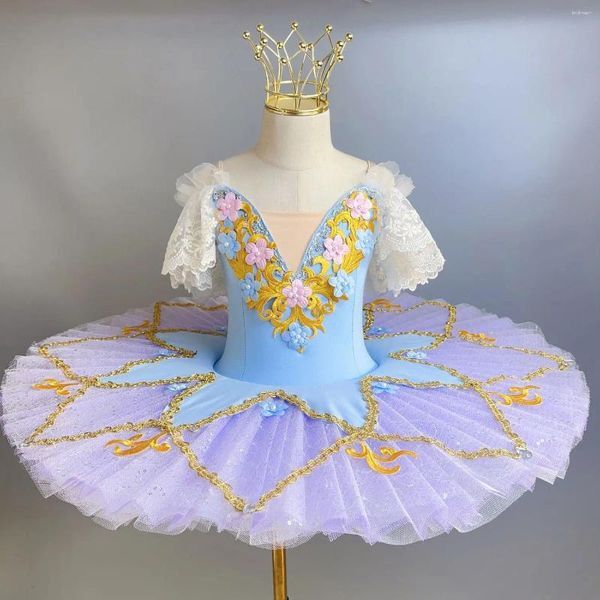 Stage Wear Classical Dance Tutu Dancewear Women Girl&#039;s Ballet Clothes Professional Bodysuit For Girls