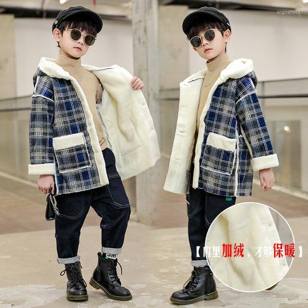 Coat Kids 2022 Autumn Winter Boys Jacket For Children Clothing Hooded Outerwear Baby Boy Clothes 4 5 6 7 8 9 10 11 12 Year