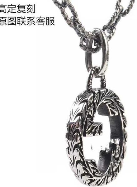 28% OFF New Double G925 Thread Pendant Fashion Silver Couple Necklace