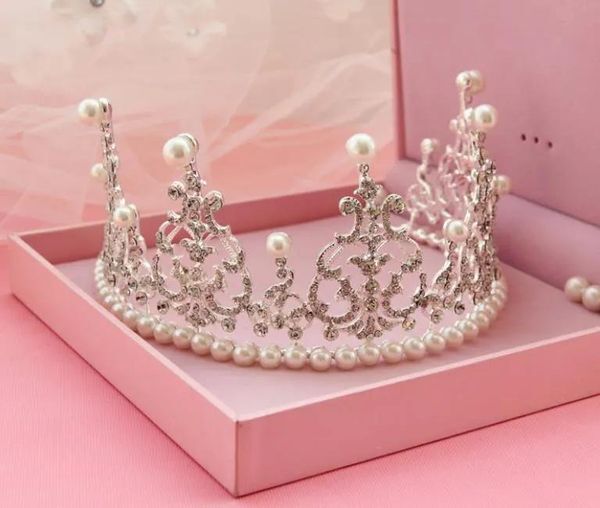 Headpieces Wedding dress, pearl water drill and crown bridal bridal dress accessories